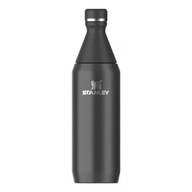 Stanley All Day Slim termospullo 0,6 L, ruostumaton teräs, musta, 10-12069-024