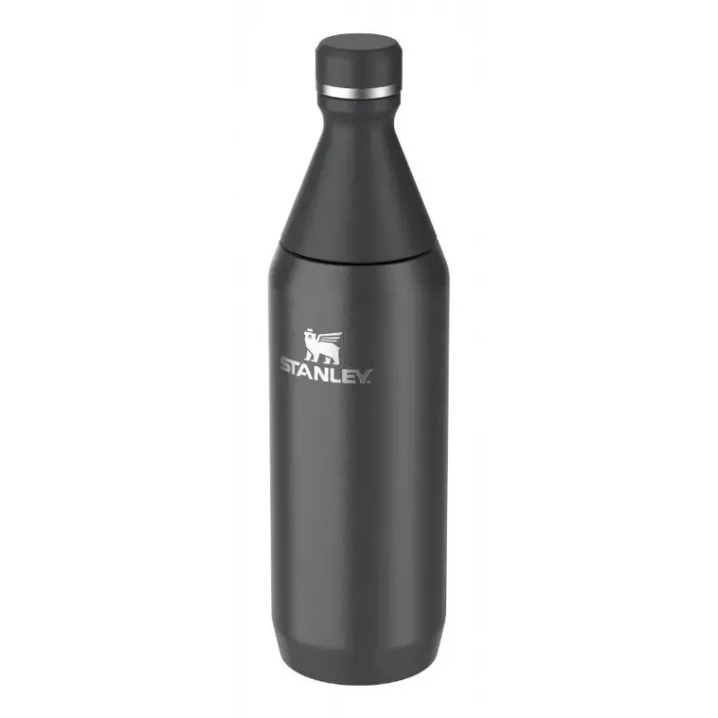 Stanley All Day Slim termospullo 0,6 L, ruostumaton teräs, musta, 10-12069-024