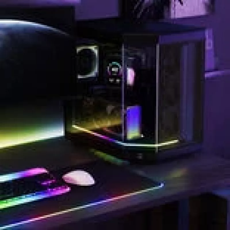 LED-nauha HYTE Noodle LN70 ARGB 70 cm, musta