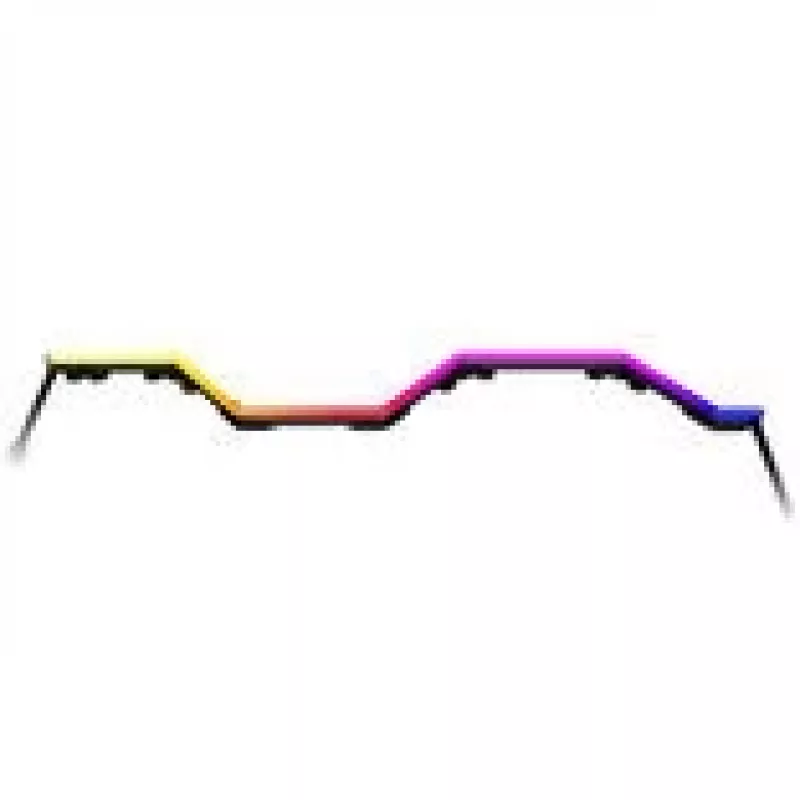 LED-nauha HYTE Noodle LN70 ARGB 70 cm, musta