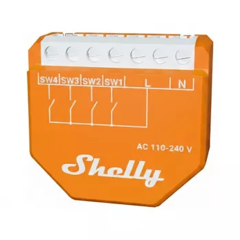 Shelly · uppoasennettava Wave i4 LR - Z-Wave (Shelly_W_i4_LR)