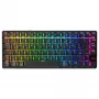 Langaton pelinäppäimistö Cherry XTRFY K33 Compact 75 % QWERTZ Deutsch USB + RF + Bluetooth RGB musta
