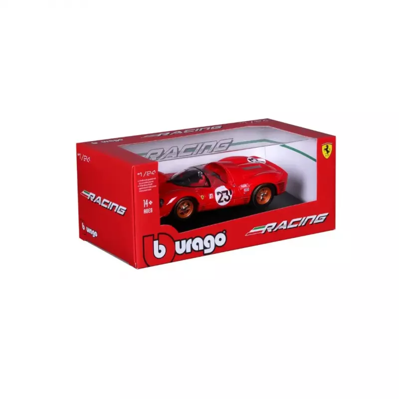 Supercar-malli Bburago Ferrari 330 P4 Daytona, esikoottu mittakaavassa 1:24