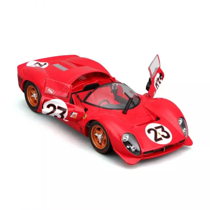 Supercar-malli Bburago Ferrari 330 P4 Daytona, esikoottu mittakaavassa 1:24