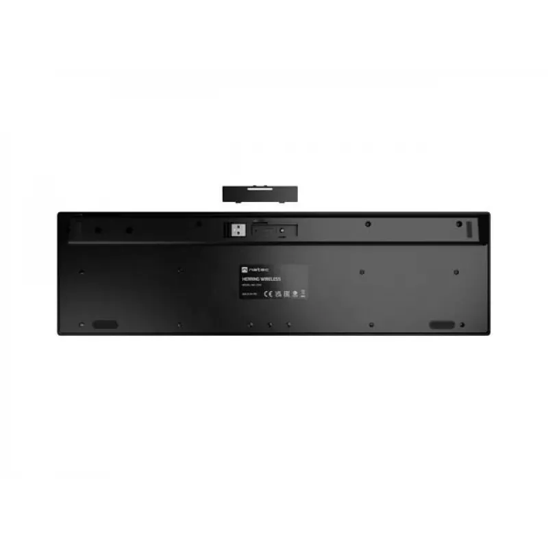 Näppäimistö NATEC HERRING Wireless 2.4 GHz ohut US layout