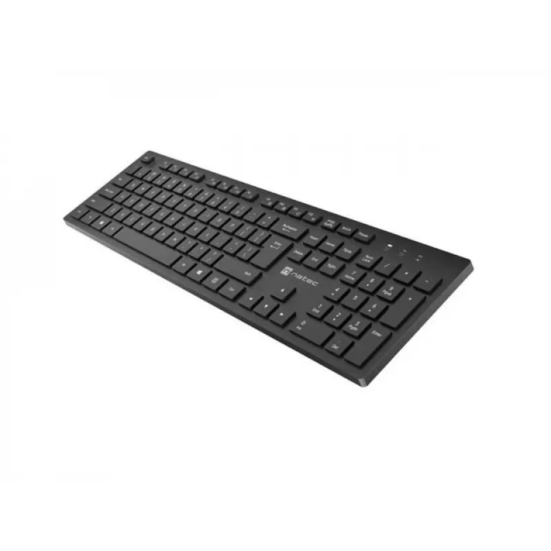 Näppäimistö NATEC HERRING Wireless 2.4 GHz ohut US layout