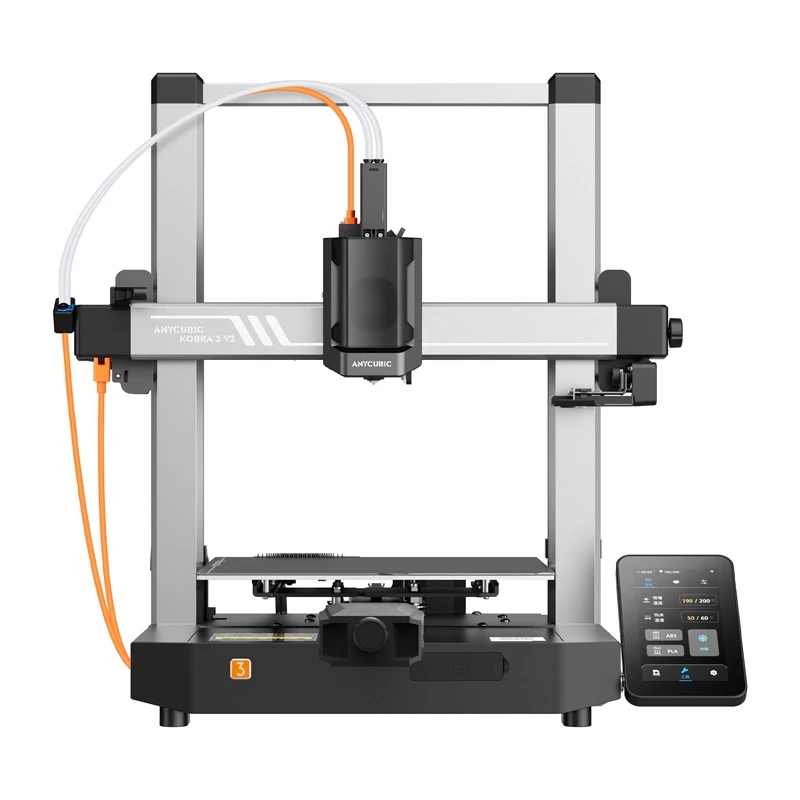 3D-tulostin AnyCubic Kobra 3 V2 Combo K3VC-IP-O — rakennustilavuus 300×300×350 mm