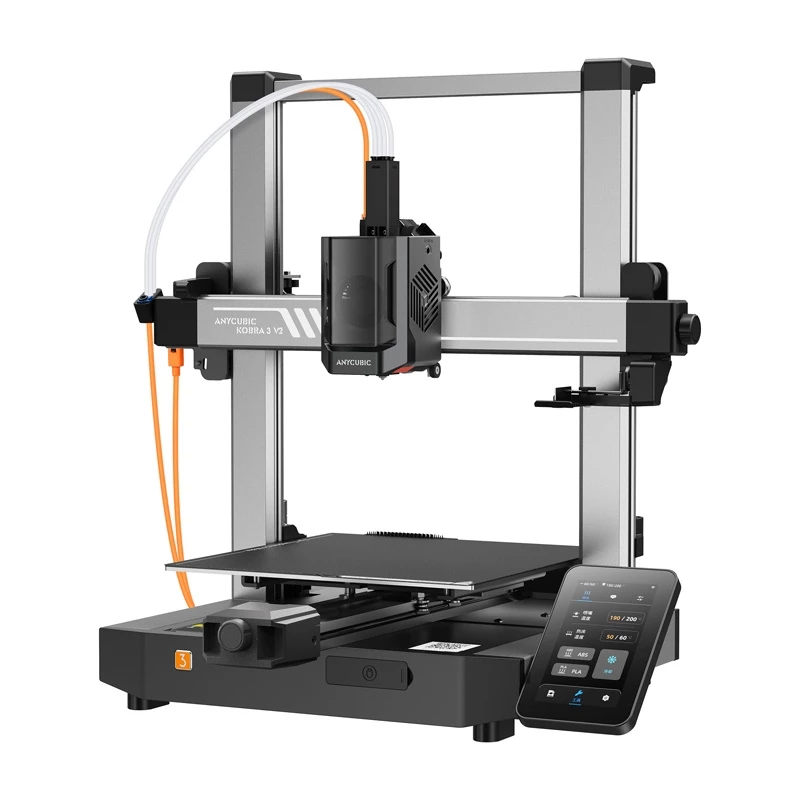 3D-tulostin AnyCubic Kobra 3 V2 Combo K3VC-IP-O — rakennustilavuus 300×300×350 mm