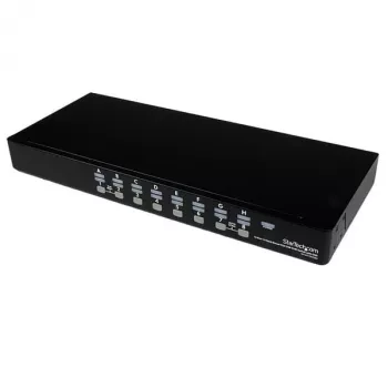 StarTech.com 16-porttinen 1HE rack-asennettava USB KVM-kytkin OSD:llä (SV1631DUSBU)