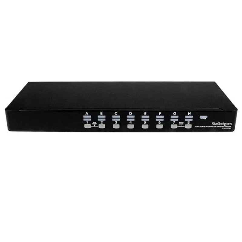 StarTech.com 16-porttinen 1HE rack-asennettava USB KVM-kytkin OSD:llä (SV1631DUSBU)