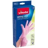 Kertakäyttöiset lateksikäsineet VILEDA Multi Latex 100, beige, koko S/M, 100 kpl