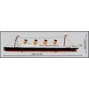 Rakennussarja Cobi R.M.S. Titanic pienoismalli, 848 osaa, keräiltävä laivamalli