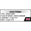 Rakennussarja Cobi R.M.S. Titanic pienoismalli, 848 osaa, keräiltävä laivamalli