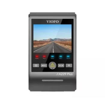 Autokamera VIOFO A229 PLUS 1CH-G GPS — 1-kanavainen, 2560×1440, GPS, Wi-Fi, 2,4 tuuman näyttö, MicroSD jopa 512GB