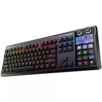 Corsair Galleon 100 SD pelinäppäimistö, täysikokoinen, sisäänrakennettu Stream Deck, Hot-Swap, DE - musta