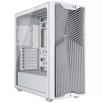 Corsair 3200D RS PC-kotelo, Midi-Tower, ATX, Tempered Glass - valkoinen