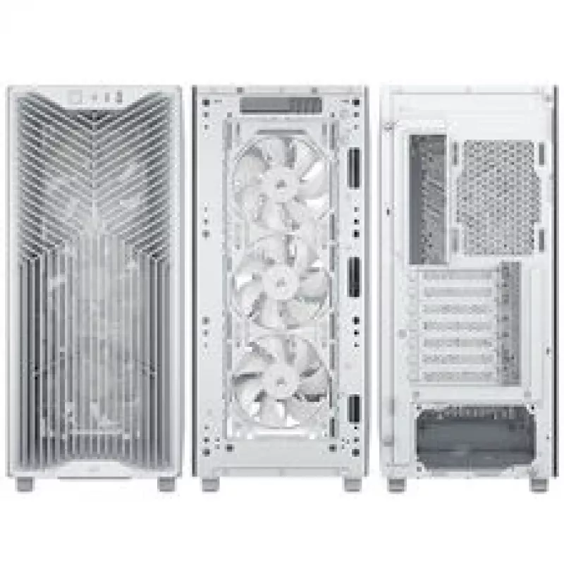 Corsair 3200D RS PC-kotelo, Midi-Tower, ATX, Tempered Glass - valkoinen