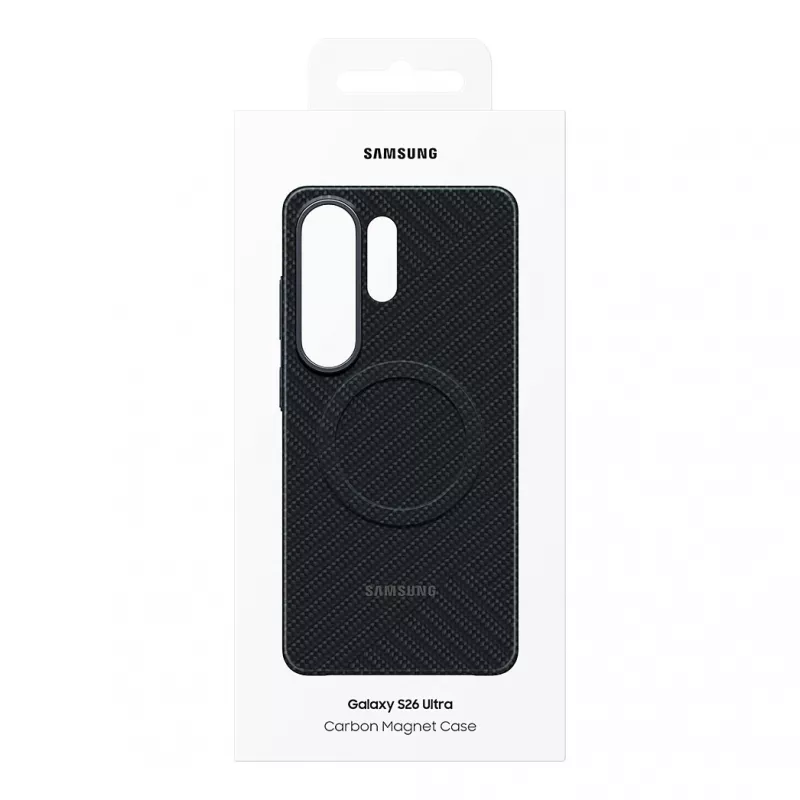 SAMSUNG Carbon Magnet -suojakuori Galaxy S26 Ultra musta (EF-KS948SNEGWW)