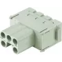 Teollinen suorakaiteen muotoinen liitin Han 5 Mod bu-ES 16A Hartingilta, malli 09 14 005 2716
