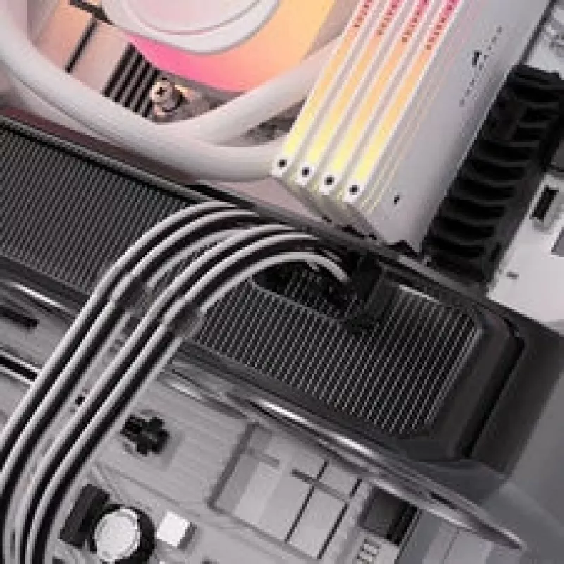 Corsair Premium-Sleeved DC -kaapelisarja Pro Kit, Type-5-virtalähteelle - musta/valkoinen