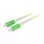 Synergy 21 kuitu-1-säie-patchkaapeli 3 m SC(APC)-SC(APC) - 9/125u - OS2 - G657A2 - AD=2mm - joustava taittosuojaholkki (S215714)