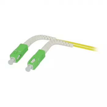Synergy 21 kuitu-1-säie-patchkaapeli 3 m SC(APC)-SC(APC) - 9/125u - OS2 - G657A2 - AD=2mm - joustava taittosuojaholkki (S215714)