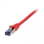 Synergy21 RJ45-verkkokaapeli, CAT6A 500 MHz, 1,5 m, punainen, S-STP(S/FTP), TPE/LSZH(Superflex), AWG26,