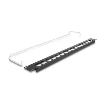 Kytkentäpaneeli DeLOCK 19 inch D-Type 16 porttia 1U musta malli 67058