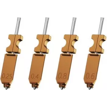 Suutinasennussarja Flashforge AD5X 3D-tulostimelle — 0,25–0,8 mm suuttimet