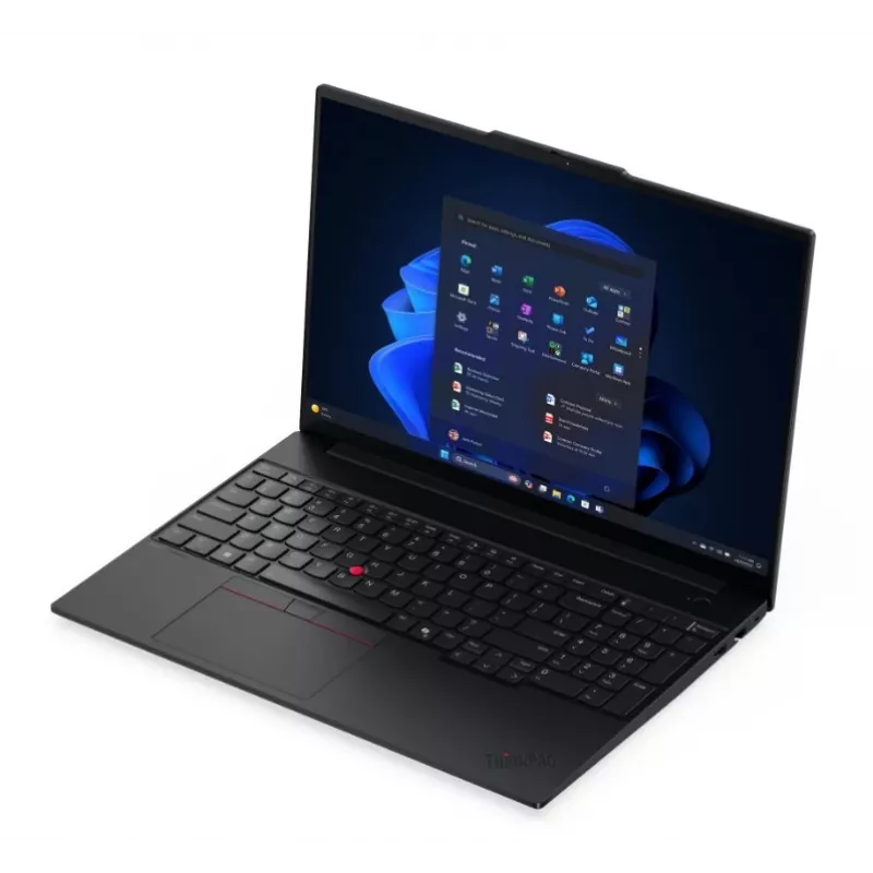 Lenovo ThinkPad E16 Gen 3 kannettava, Intel Core Ultra 7 256V, 16GB RAM, 512GB SSD, 16 inch WUXGA, Windows 11 Pro, musta