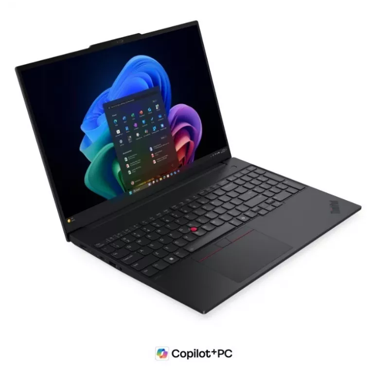 Lenovo ThinkPad E16 Gen 3 kannettava, Intel Core Ultra 7 256V, 16GB RAM, 512GB SSD, 16 inch WUXGA, Windows 11 Pro, musta