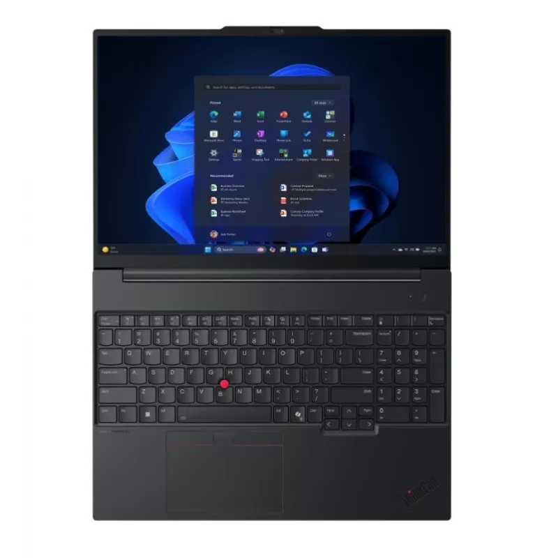 Lenovo ThinkPad E16 Gen 3 kannettava, Intel Core Ultra 7 256V, 16GB RAM, 512GB SSD, 16 inch WUXGA, Windows 11 Pro, musta