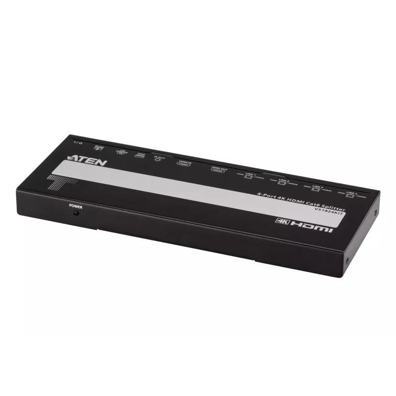 ATEN VS1824KIT 4-porttinen 4K HDMI Cat 6 -jakajasarja 4 vastaanottimella