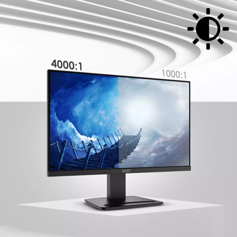 MSI Pro MP2412 tietokonenäyttö 60,5 cm (23,8 tuumaa) 1920 x 1080 pikseliä Full HD LCD musta