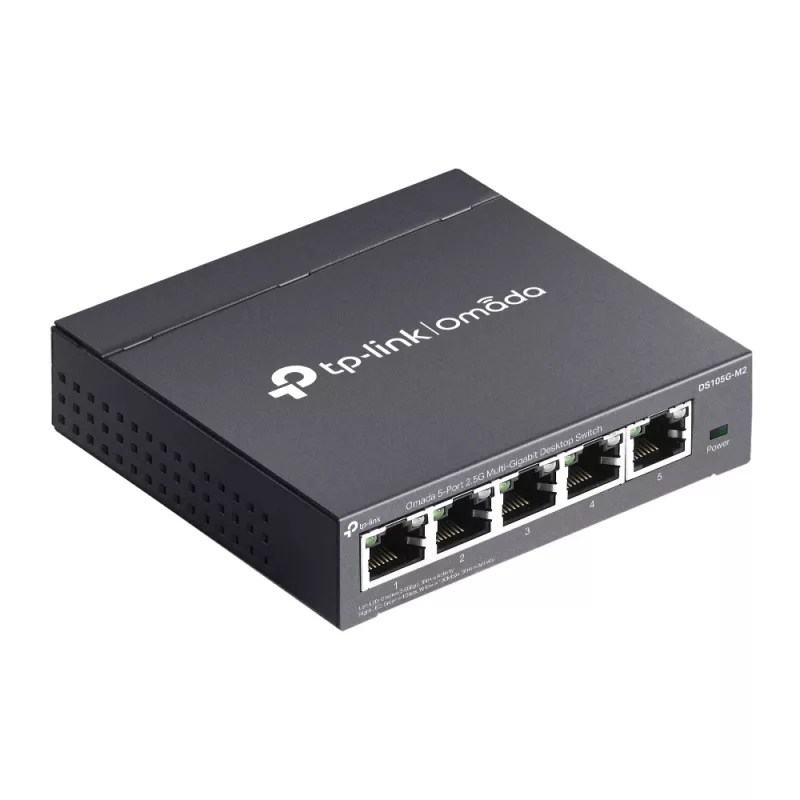 TP-Link Omada DS105G-M2 verkkokytkin hallitsematon 2.5G Ethernet (100/1000/2500) musta