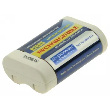 2-Power digikameran akku 6 V 500 mAh