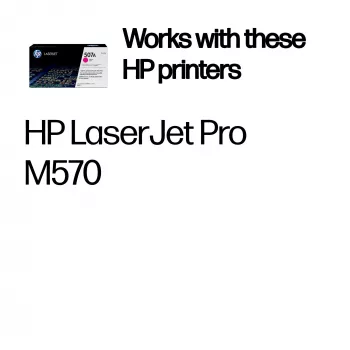 HP 507A magenta alkuperäinen LaserJet-värikasetti