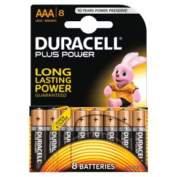 Duracell MN2400B8 kotitalousparisto kertakäyttöparisto AAA alkaline