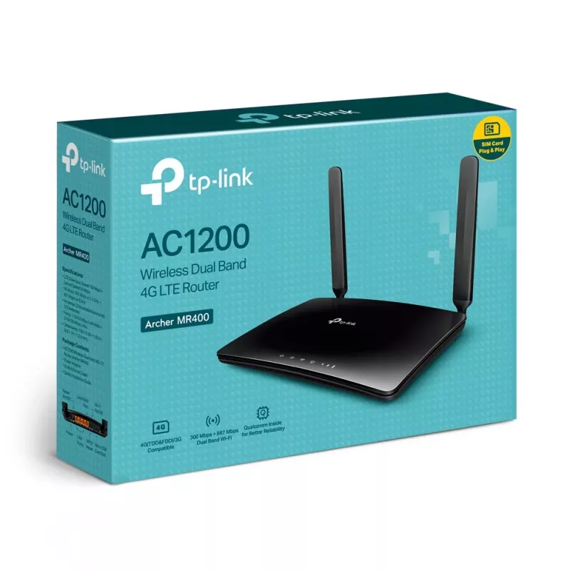 TP-Link Archer AC1200 langaton dualband 4G LTE -reititin