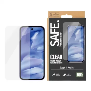 PanzerGlass SAFE. by ® näytönsuojus Google Pixel 10a 5G | Ultra-Wide Fit