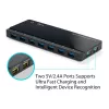 TP-Link UH720 USB 3.2 Gen 1 (3.1 Gen 1) Micro-B 5000 Mbit/s musta