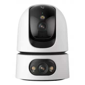 IP-valvontakamera IMOU Ranger Dual Pro 10MP, sisäkäyttöön, pöytäkiinnitys, 3,6 mm kiinteä polttoväli, 88° H / 107° diag, CMOS, johdollinen & johdoton