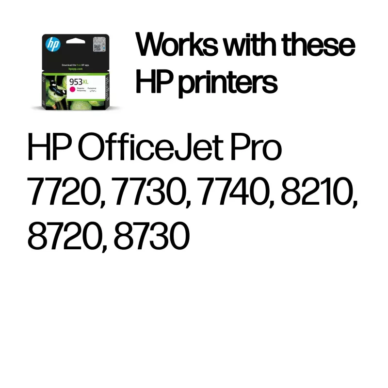 HP 953XL suuri kapasiteetti magenta alkuperäinen mustekasetti