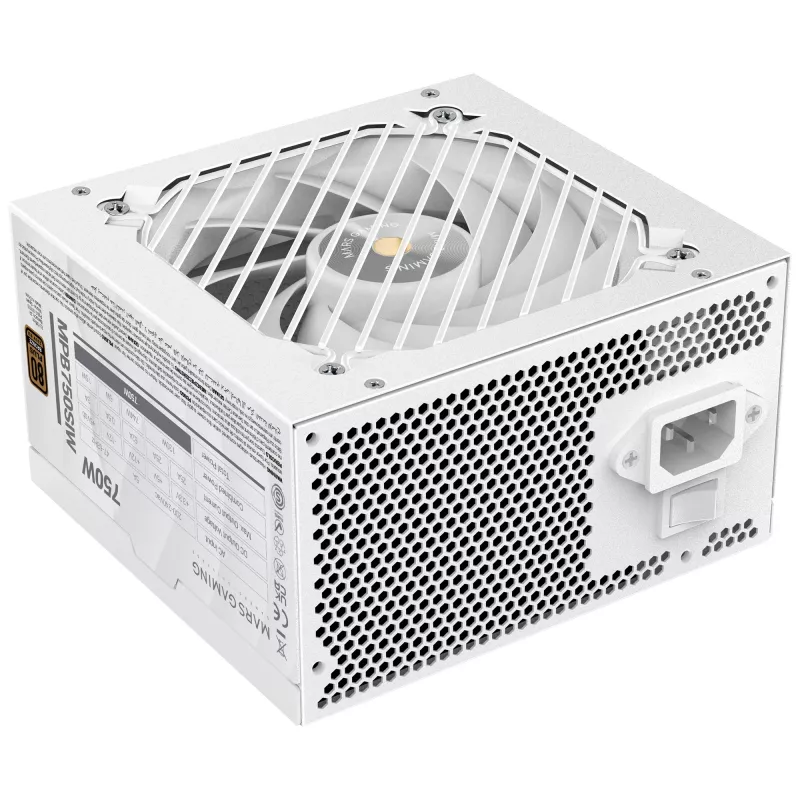 Mars Gaming MPB750SIW virtalähde 750 W 24-pin ATX ATX valkoinen