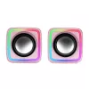 Mars Gaming MSCUBEP pinkki kompakti RGB-pelikaiutin 8W DSP-ääniprosessori