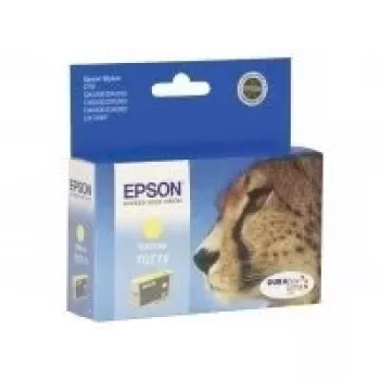 Epson Cheetah yksittäispakkaus keltainen T0714 DURABrite Ultra muste