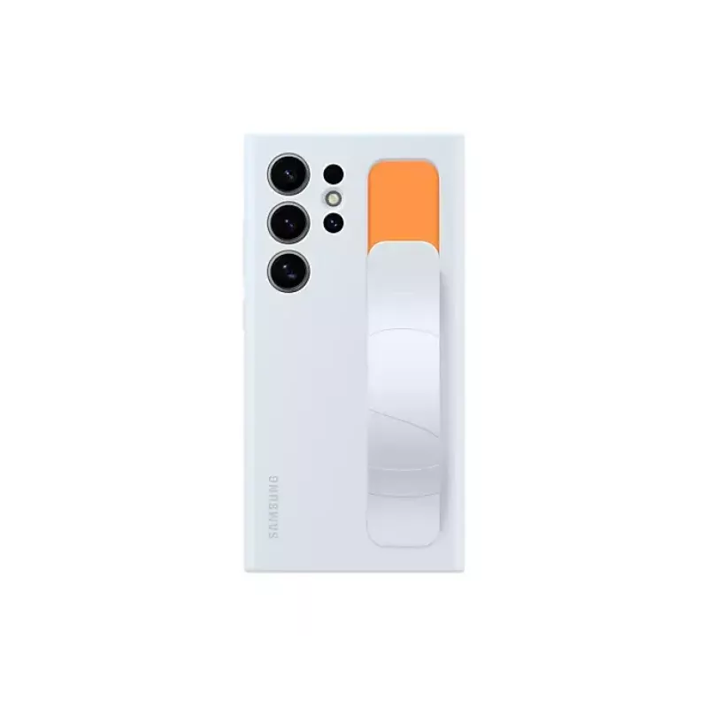Standing Grip silikonikotelo Samsung Galaxy S24 Ultralle – vaaleansininen, sopii 6,8 inch