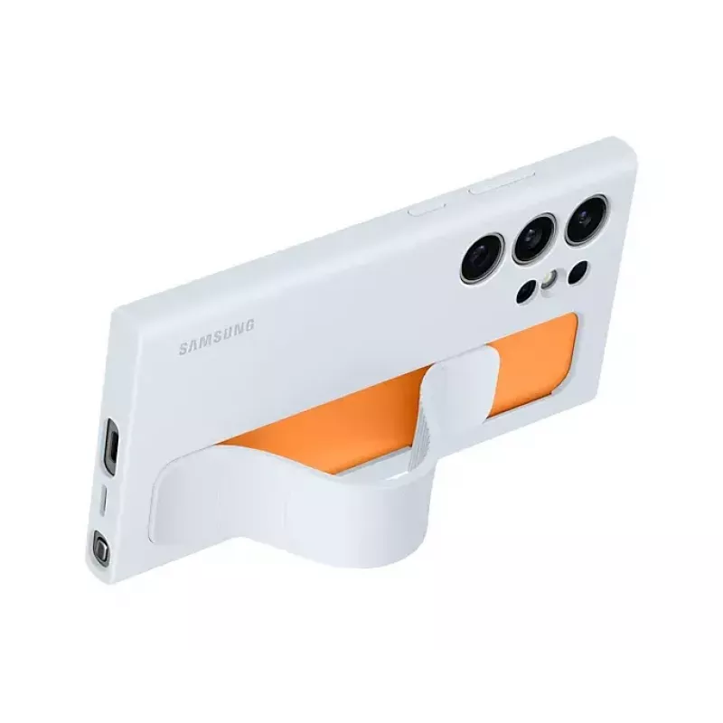 Standing Grip silikonikotelo Samsung Galaxy S24 Ultralle – vaaleansininen, sopii 6,8 inch