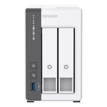 QNAP TS-216G NAS-tallennuspalvelin Tower Cortex-A55 4 GB HDD valkoinen