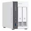 QNAP TS-216G NAS-tallennuspalvelin Tower Cortex-A55 4 GB HDD valkoinen